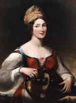 French lady and hurdy-gurdy